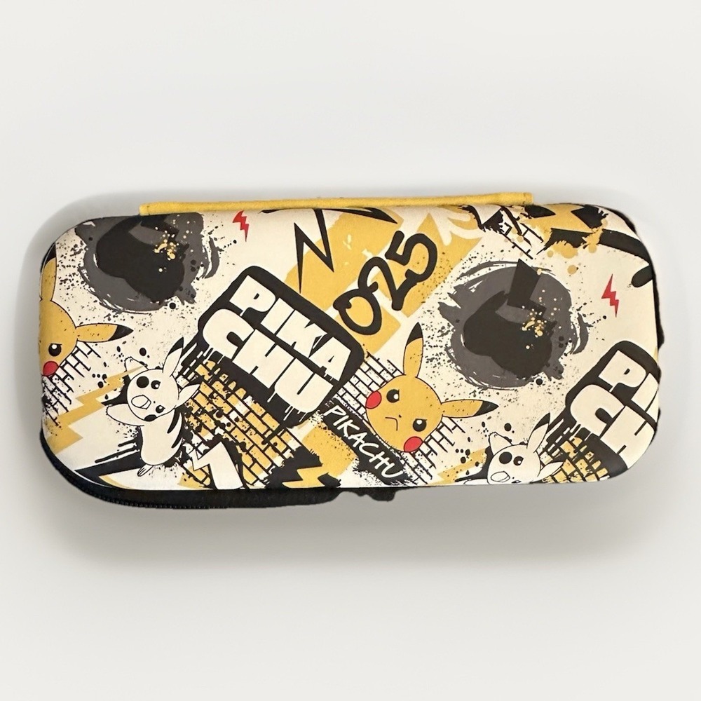 Nintendo‎ Switch Lite Pokemon Pikachu Graffiti Stealth Case PowerA EUC